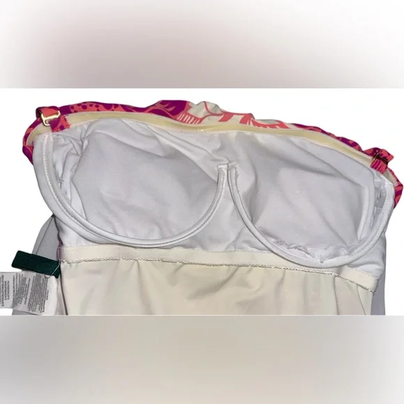 Lauren Ralph Lauren Hawaiian Floral Bandeau One Piece
Swimsuit Halter size 12 - Picture 4 of 5